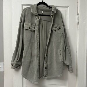 Free people oversized shirt jacket